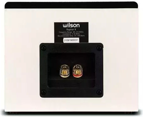 Wilson Raptor X Комплект Пасивни Hi-Fi Тонколони Bookself 100W Ш27.8xД15xВ19.5см Черни