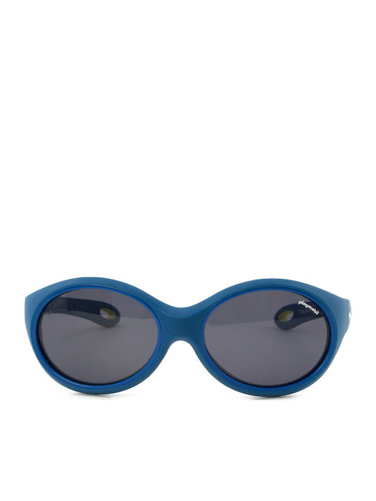 Playmobil Oval Baby Sunglasses with Polarized Lens Blue for 1-4 Years
