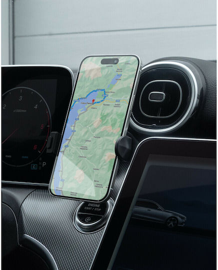 Lampa Snap 2.0 Compact Clip Car Mobile Mount with Adjustable Hooks Black