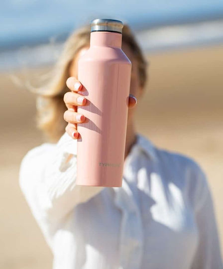 Typhoon Pure Recycelbar Flasche Thermosflasche Rostfreier Stahl BPA Frei 500ml Rosa