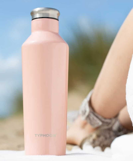 Typhoon Pure Recycelbar Flasche Thermosflasche Rostfreier Stahl BPA Frei 500ml Rosa