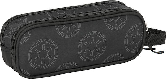 Star Wars Pencil Case with 2 Compartments Black