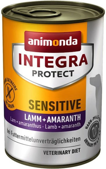 Animonda Integra Protect Sensitive Wet Food Dogs in Cans Diet with Lamb Gluten-Free 400gr