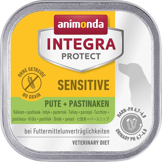 Animonda Integra Protect Sensitive Влажна Храна за Кучета в Тава с Турция без Зърнени 150гр