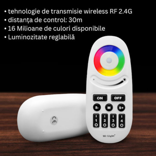 Rgb Remote Control Rgbw 4 Zone 2.4g Fut095 Mi-light