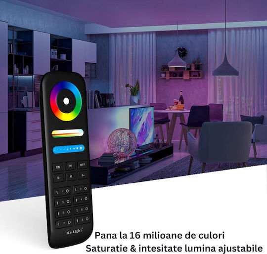 Telecomandă tactilă RGB+CCT cu 8 zone Fut089 Mi-light