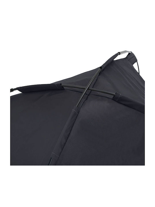 vidaXL Erhöht Hundebett Schwarz 71x71cm.