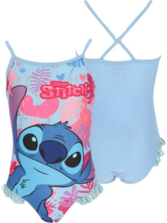 Stamion Stitch Costum de baie pentru copii Întreg Light Blue