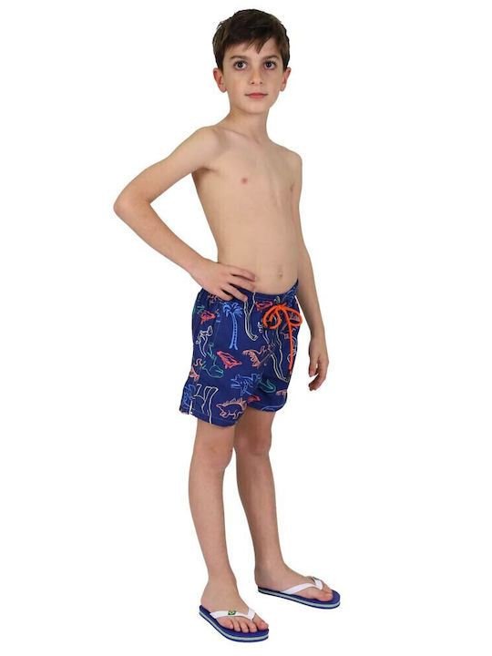 Waves Kids Swimwear Swim Shorts Dark Blue, Blue