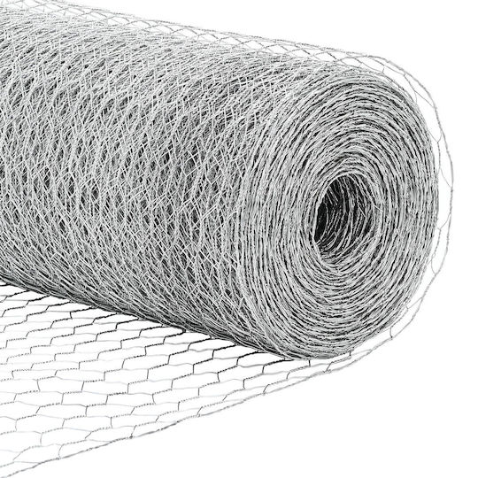 Zaunpfosten 10 Stk. U-Profil 160 cm Verzinkter Stahl Sechseckzaun 1,6x10 m Verzinkter Stahl