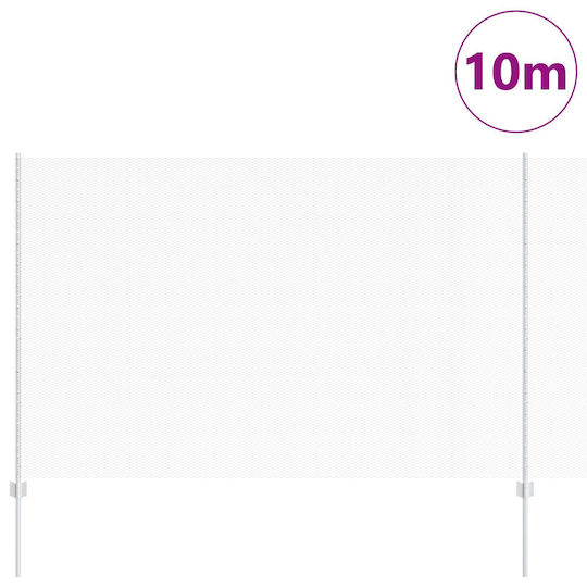 Zaunpfosten 10 Stk. U-Profil 160 cm Verzinkter Stahl Sechseckzaun 1,6x10 m Verzinkter Stahl