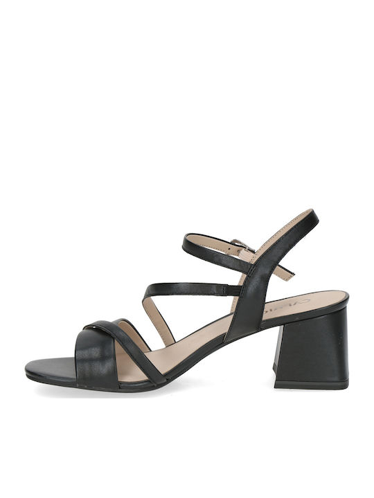 Din piele Sandale Negre