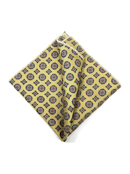 Legend Accessories Men's Tie Set Printed in Yellow Color