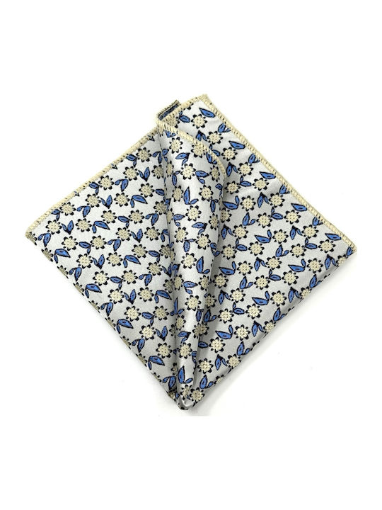 Legend Accessories Men's Tie Set Printed in Silver Color