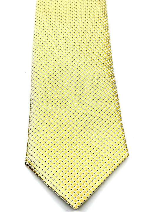 Legend Accessories Комплект Мъжки Кравати Отпечатани в Жълт Цвят
