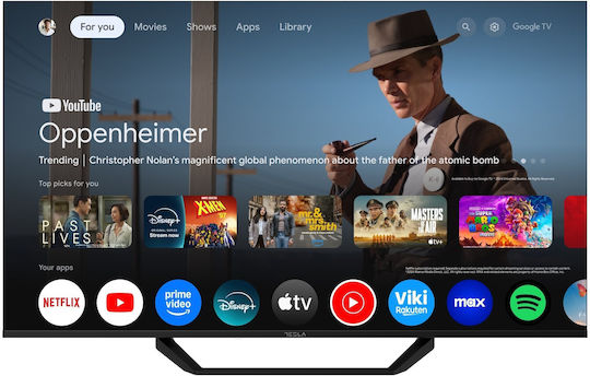 Tesla Smart Τηλεόραση 50" 4K UHD LED Series 6 HDR (2025) 50E655BUS