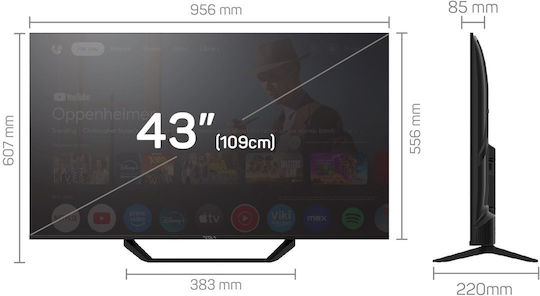 Tesla Smart Television 43" 4K UHD LED Series 6 HDR (2025)