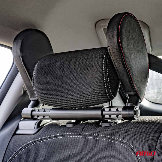 AMiO CSH03 Car Pillow Car Sleep Headrest in Red Color 02957