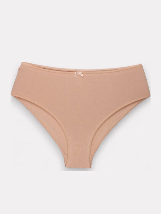 Βαμβακερά High Waist Women's Slip 3Pack Colorful
