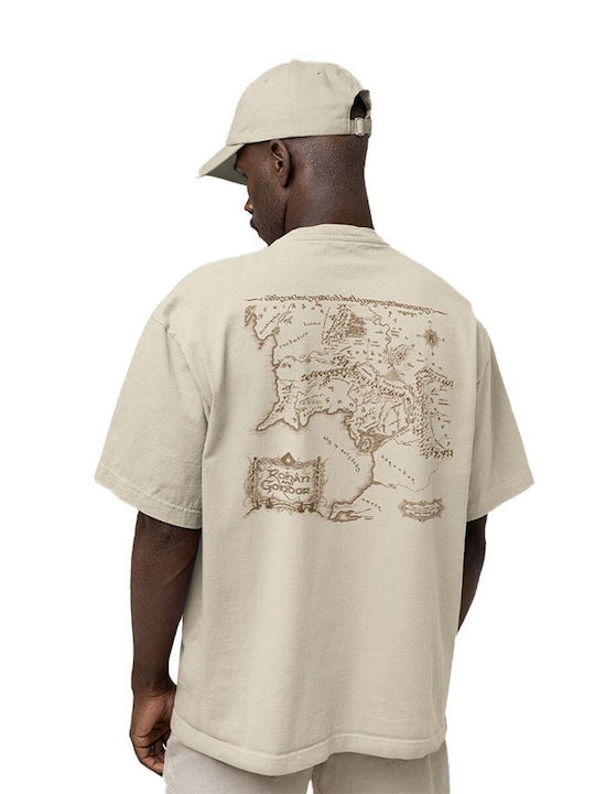 Cotton Division Oversize T-shirt Lord Rings Map Mlrts005 Cotton Division Oversize T-shirt Lord Rings Map Mlrts005