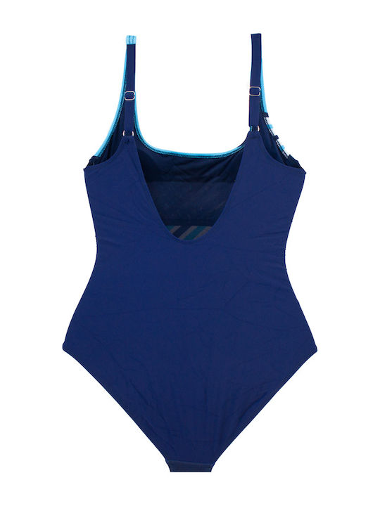Ein Stück Badeanzug in Marineblau