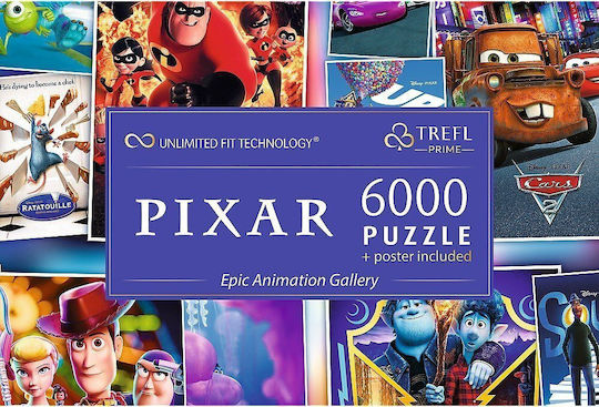 Disney Pixar Collection 6000 Piece Puzzle Trefl