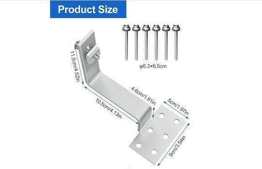 Verzinktes Dachprofil-Basisstützschraubenset-3456