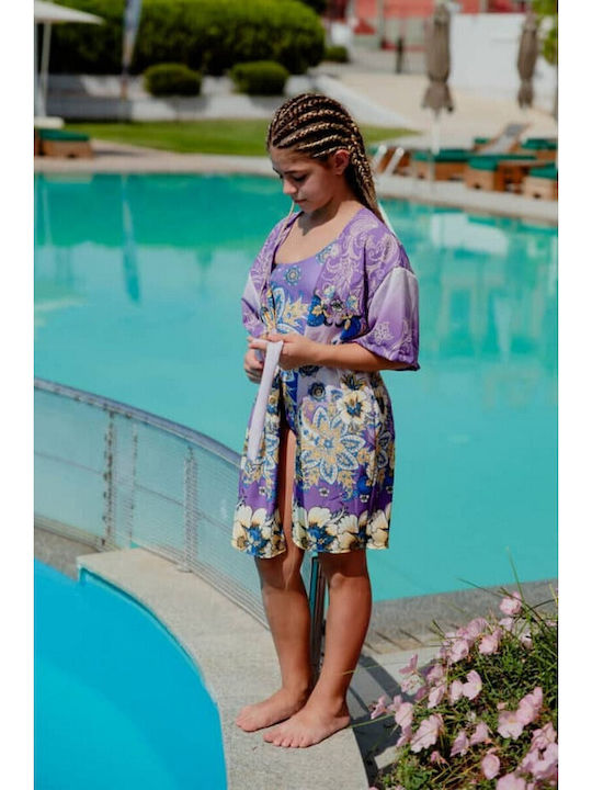 Kimono Barock Christina Lagopoulou Cl24-191 Lila