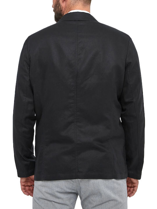 Armani Exchange Men's Summer Suit Jacket Regular Fit Black