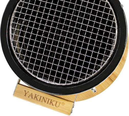 Yakiniku Grătar cu Cărbune Ceramic 33.5x33.5cm în Japoneză De Masă Rotund Mini Grătar Shichirin | Teppanyaki & Hibachi Grill