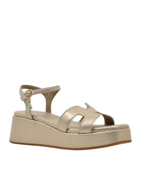 Women's Platform Shoes Gold