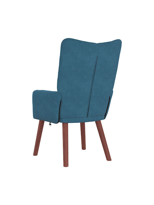 Sessel Samt Blue 63x67x94cm