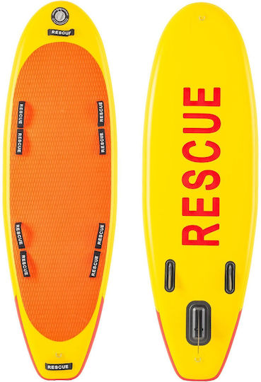 SCK Rescue Φουσκωτή Σανίδα SUP με Μήκος 2.44m Κίτρινη