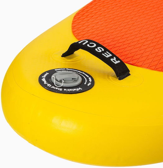 SCK Rescue Φουσκωτή Σανίδα SUP με Μήκος 2.44m Κίτρινη