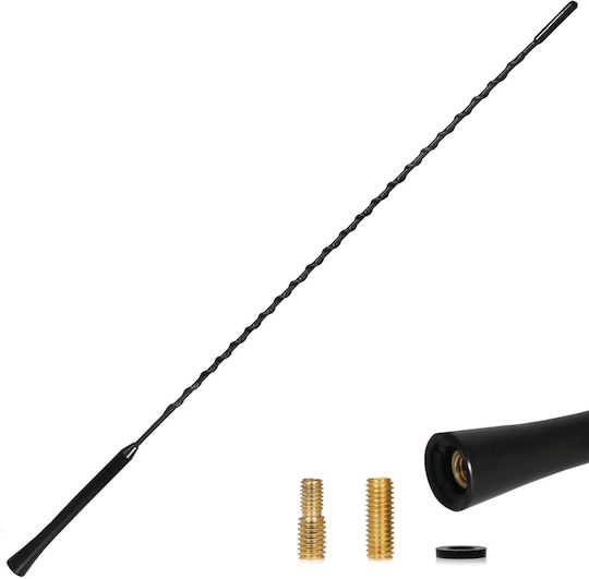 Alca KFZ-Antenne Dach Mit Gewinde für Radio in Schwarz Farbe