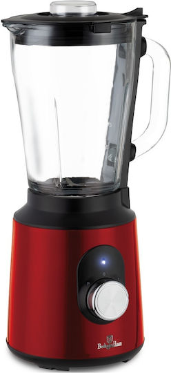 Berlinger Haus Μπλέντερ 1.5 lt 1000W Κόκκινο BH-9696
