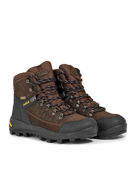 Aigle Мъжки Планински Водоустойчиви Боти с Мембрана Gore-Tex Кафяви