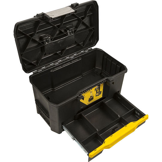 Stanley Cu roți Plastic Căruță 3 Secțiuni cu Geantă de scule L48.8xA34.8xÎ87cm