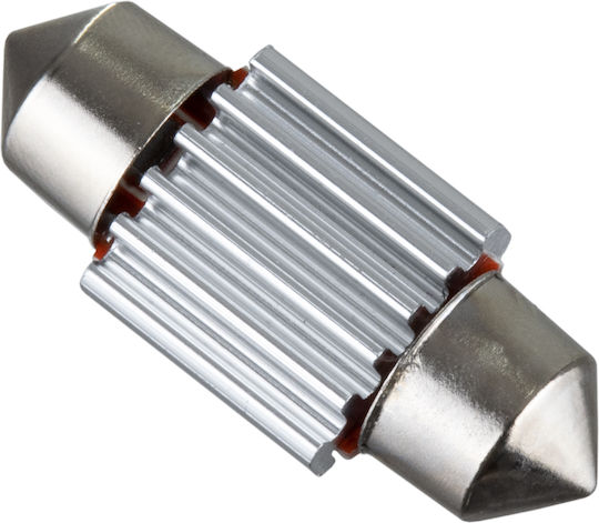 GloboStar Λάμπα Αυτοκινήτου C5W Canbus LED 6000K Ψυχρό Λευκό 12V 3W 1τμχ