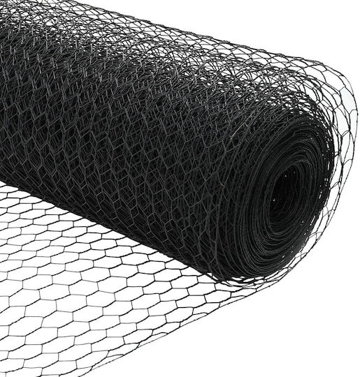 Hexagon Fence Vidaxl Grey 0.5x50 M Steel Fence Posts Vidaxl 13 Pcs Green 32 Mm 100cm Galvanized Steel Grey