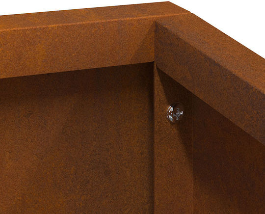 vidaXL Pot Metallic Brown 60cm.