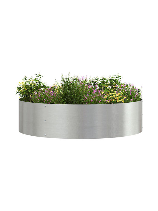 Vidaxl Planter Stainless Steel Large Silver