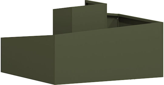 Vidaxl Planter Olive Color 80x80x50 Cm Green