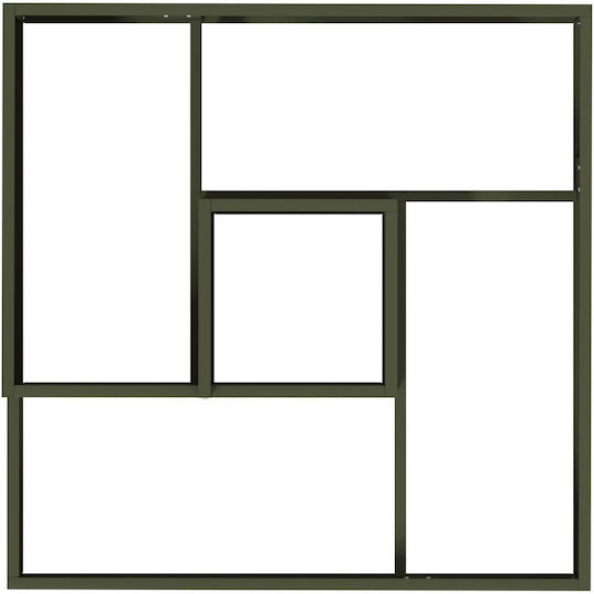 Vidaxl Planter Olive Color 80x80x50 Cm Green