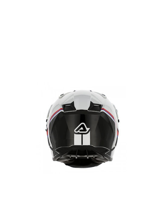 Acerbis Assault White/Black Κράνος Μηχανής Full Face ECE 22.06 1650gr με Sunvisor