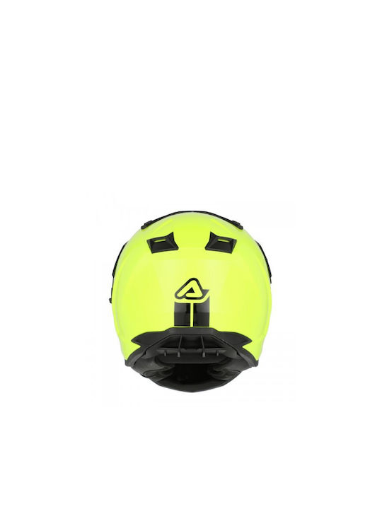 Acerbis Assault Fluo Yellow Motorcycle Helmet Full Face ECE 22.06 1650gr with Sunvisor