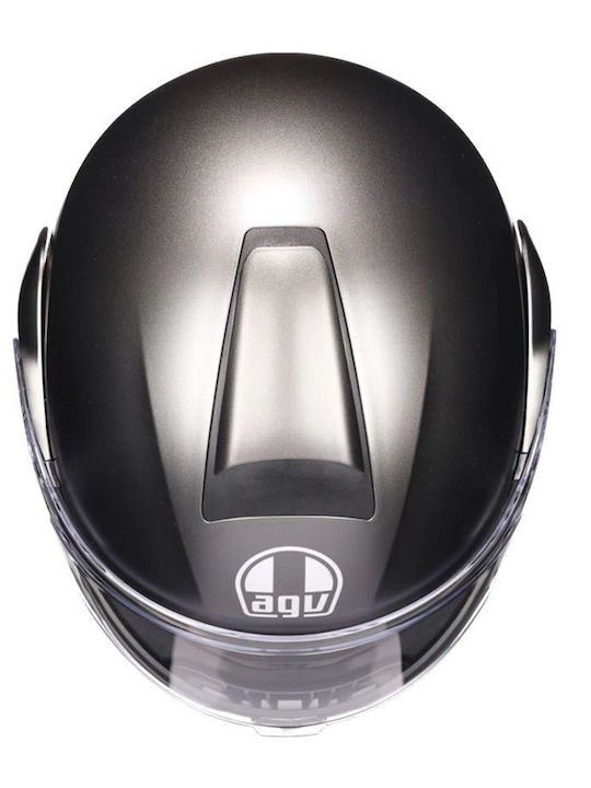 AGV Streetmodular Mono Matt Asfalto Grey Κράνος Μηχανής Flip-Up ECE 22.06 1690gr με Pinlock και Sunvisor
