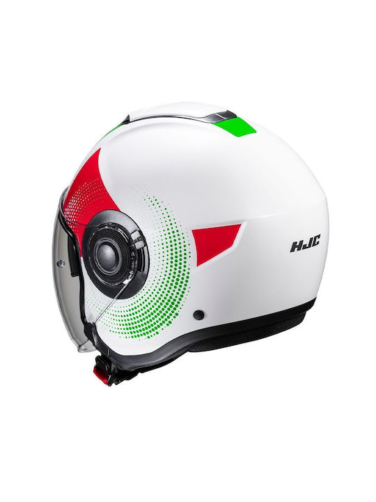 HJC i40N Pyle MC41 Κράνος Μηχανής Jet ECE 22.06 με Sunvisor
