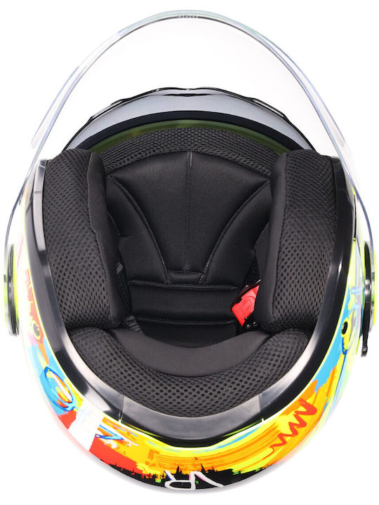 AGV Eteres Rossi Winter Test 2019 Motorcycle Helmet Jet ECE 22.06 1345gr with Sunvisor