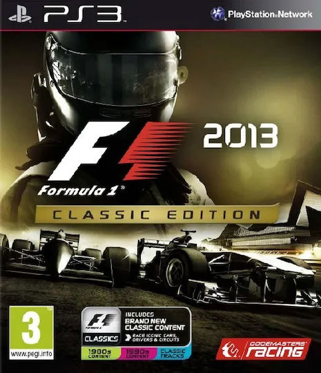F1 2013 Classics Edition PS3 Game (Used)